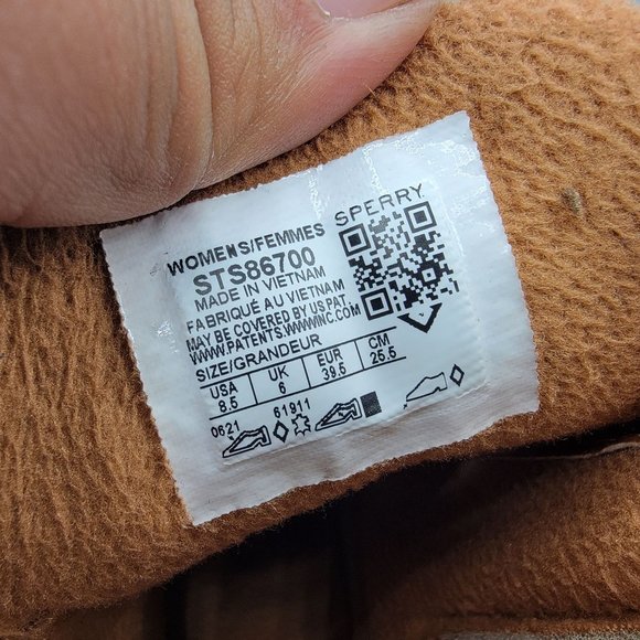 Sperry Saltwater Womens 8.5 Brown Croc Leather Duck Boots Casual STS86700 - Picture 9 of 13